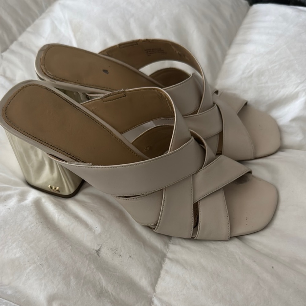 Elegant Cream Women's Heels
